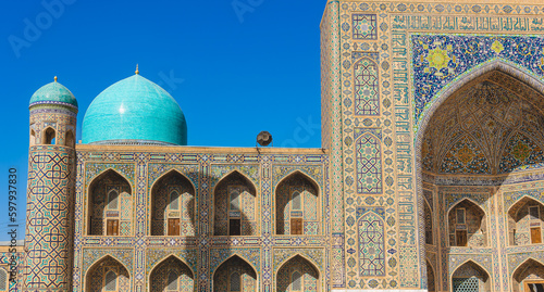 Samarkand landmarks  Uzbekistan