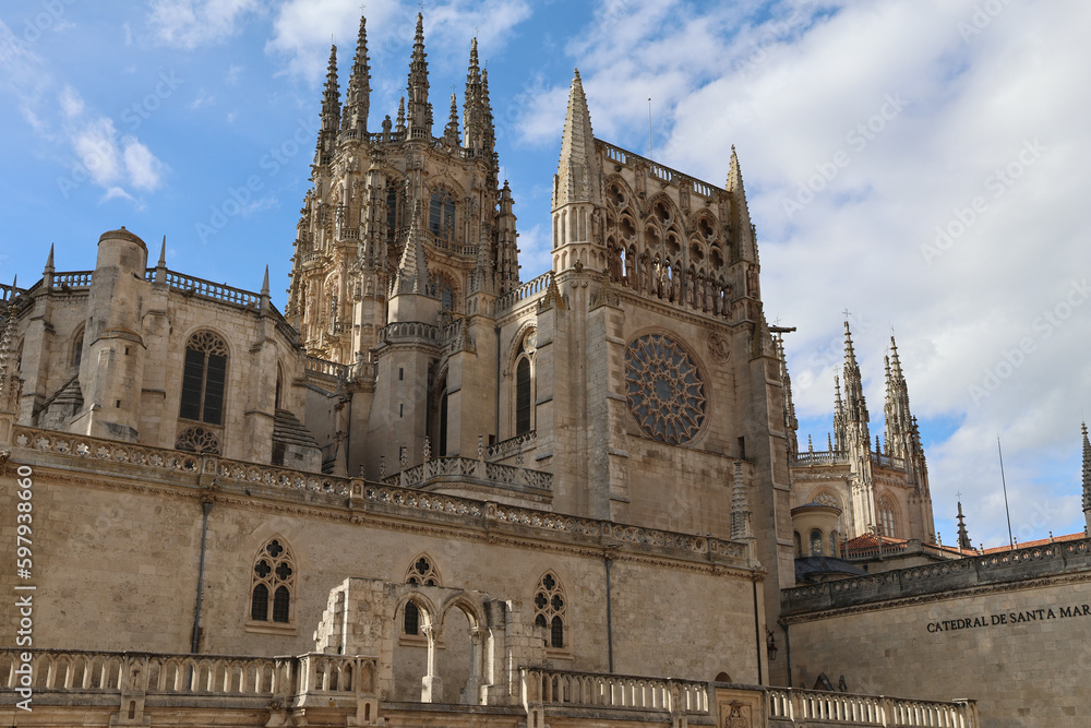 gotische Kathedrale Santa Maria in Burgos, Spanien