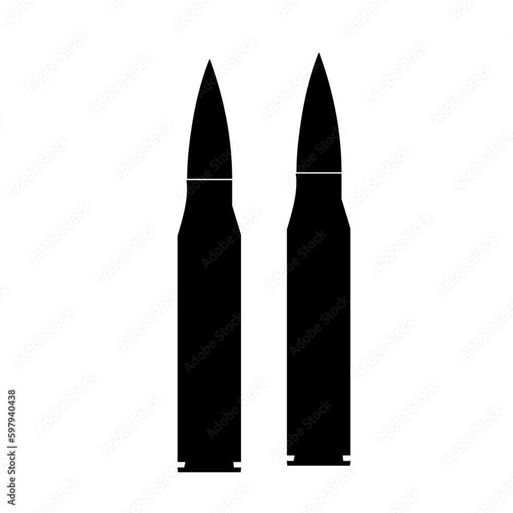 bullet isolated on white bullet isolated on white
