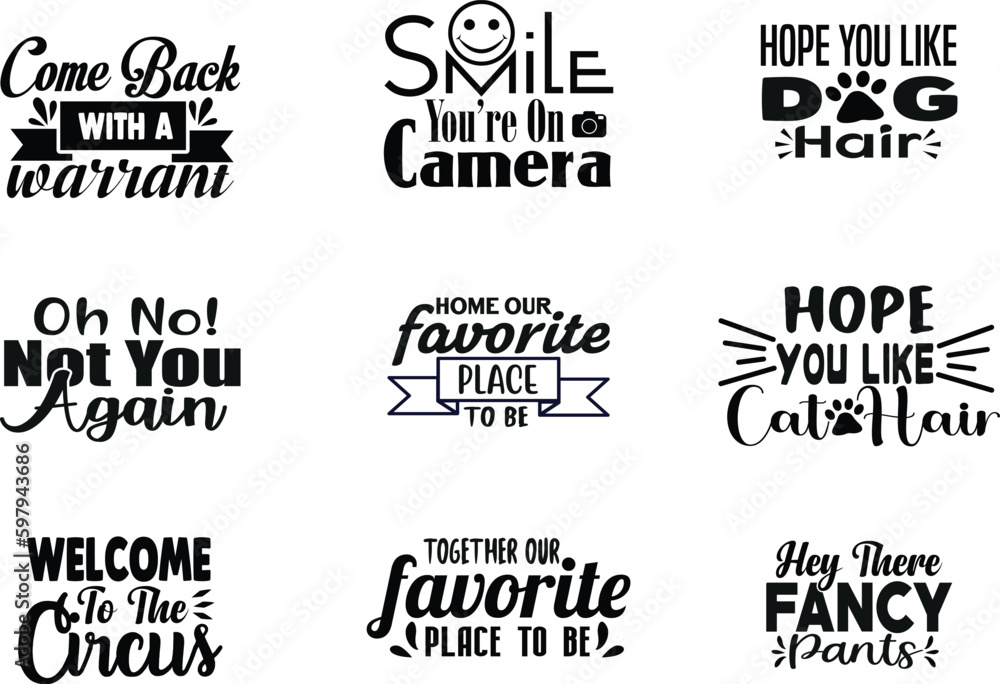 Fototapeta premium doormat quots svg bundle