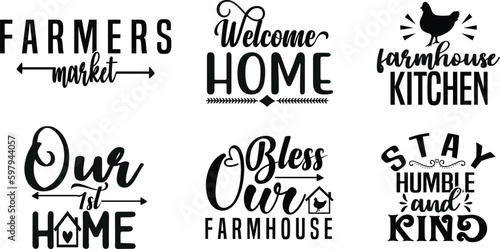 farmhouse quots svg bundle