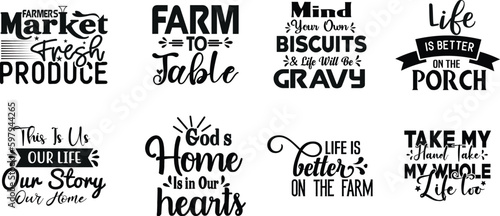 farmhouse quots svg bundle