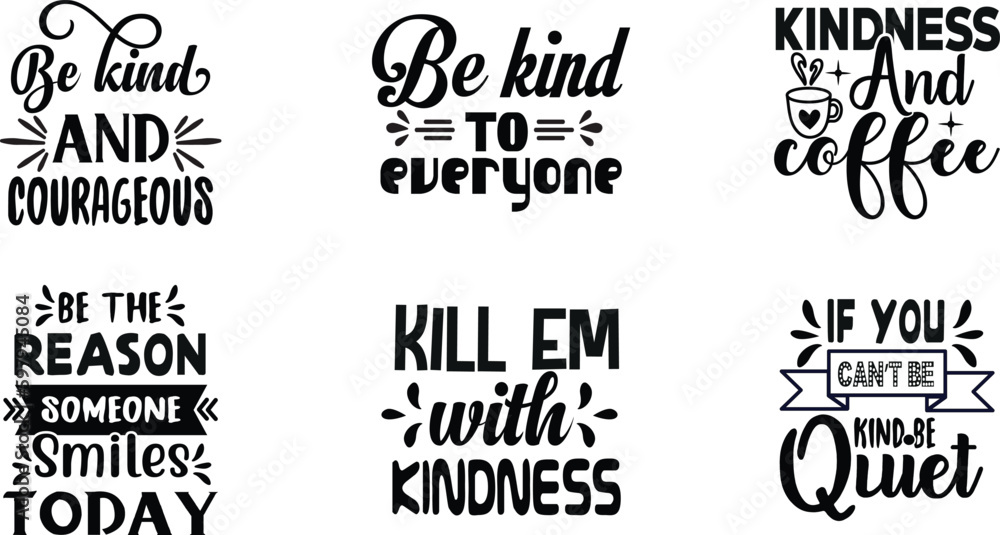 kindness quots svg bundle