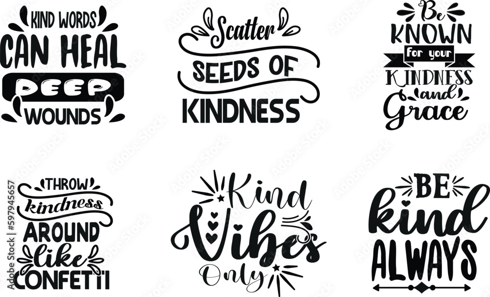 Kindness quots svg bundle Kindness quots svg bundle