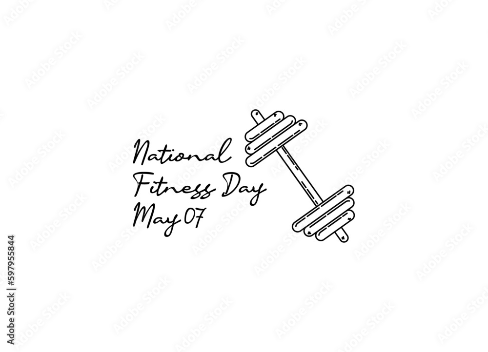 line art of national fitness day good for national fitness day celebrate. line art. illustration. line art of national fitness day good for national fitness day celebrate. line art. illustration.