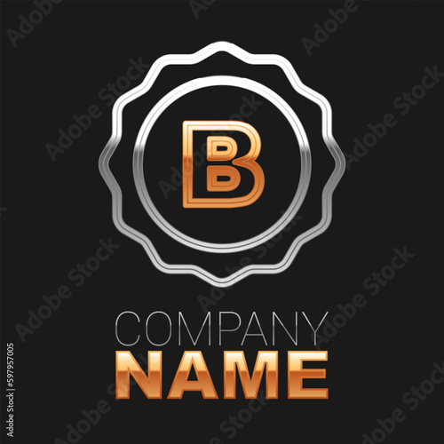 Line Bottle cap with inscription beer icon isolated on black background. Colorful outline concept. Vector