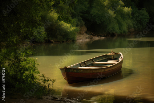 boat in a river