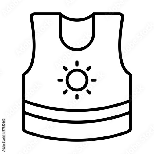 Sleeveless Shirt Icon