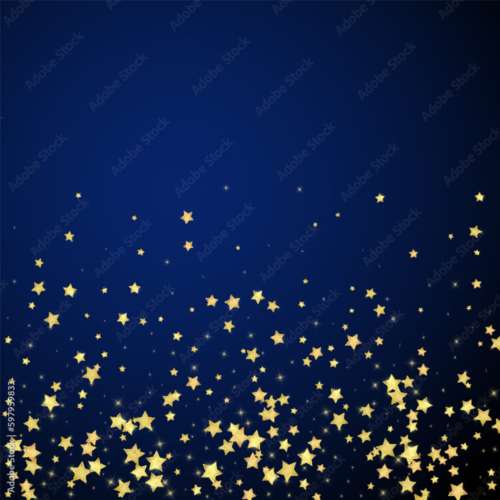 Magic stars vector overlay. Gold stars scattered Magic stars vector overlay. Gold stars scattered