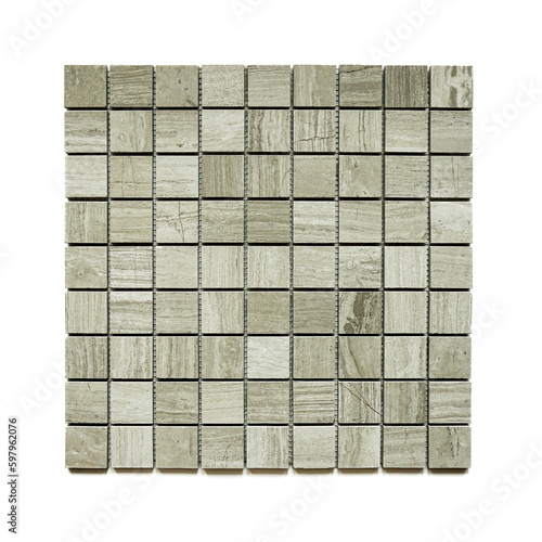 Mosaic. Ceramic and glass colored mosaic. Ceramics for decorating rooms.