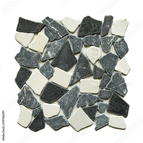 Mosaic. Ceramic and glass colored mosaic. Ceramics for decorating rooms.