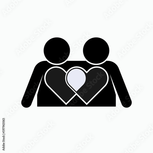 Icon of Belong. Belonging, Possessive Symbol.     