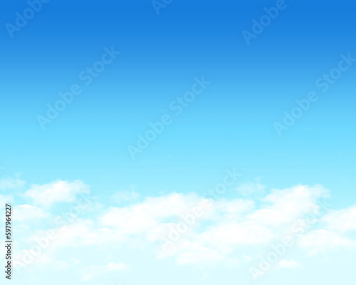 Blue sky background with white clouds. Sky background with white clouds. 