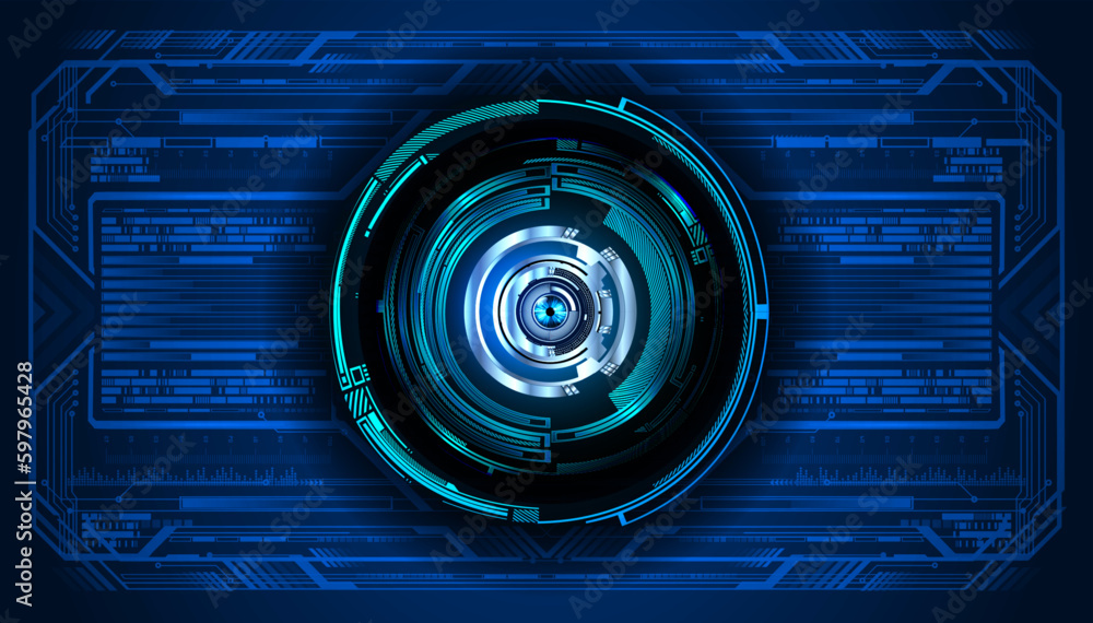eye cyber circuit future technology concept background eye cyber circuit future technology concept background