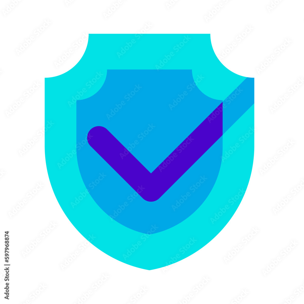 security shield safety blue icon vector illustration security shield safety blue icon vector illustration