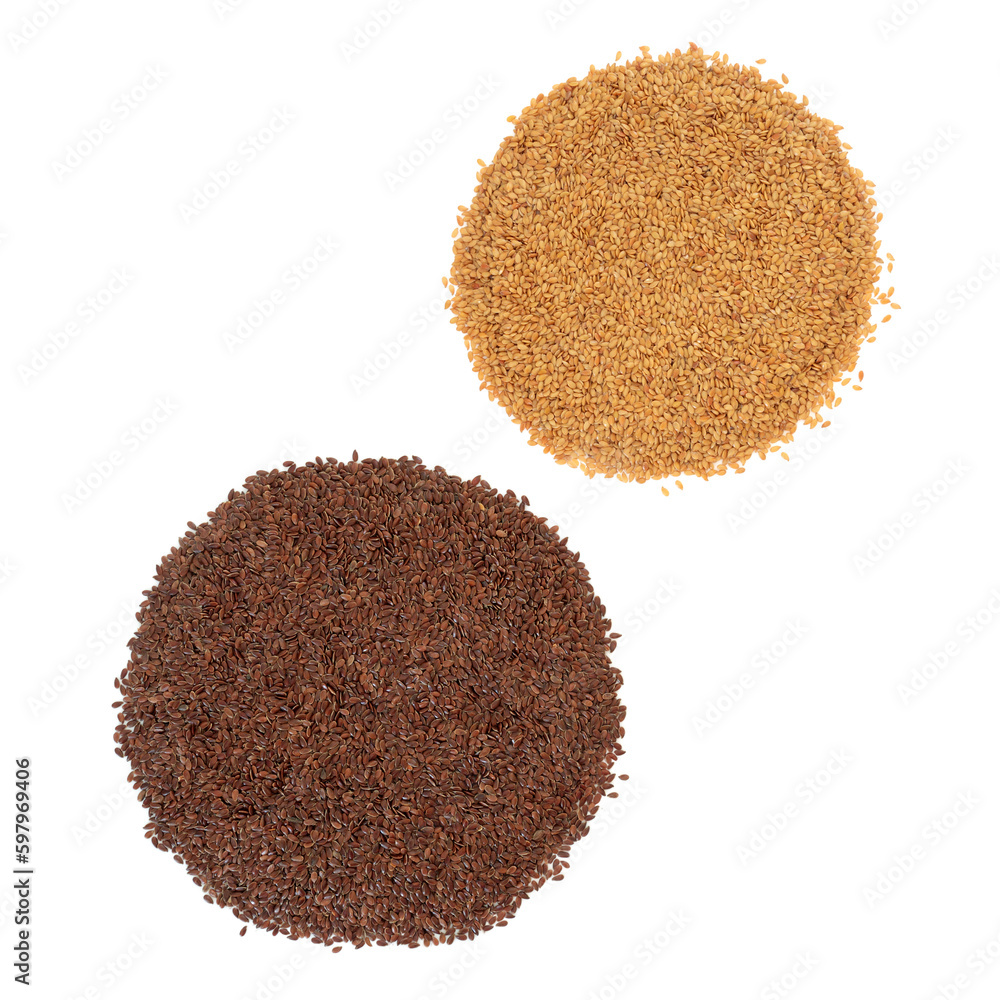 Flax Seed Gold and Brown in Colour Flax Seed Gold and Brown in Colour