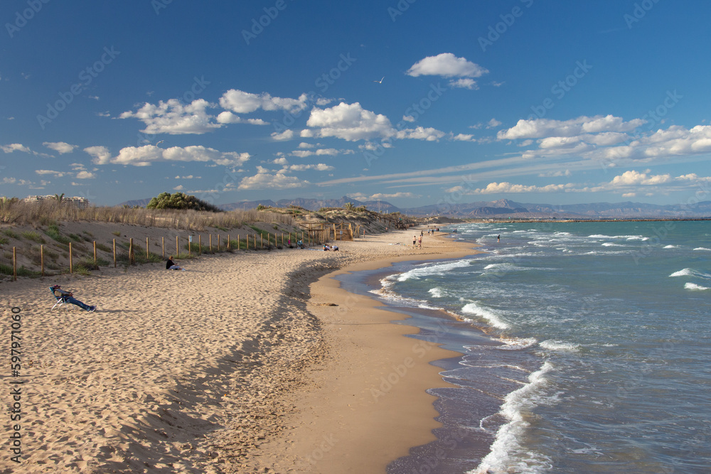 Vega Baja del Segura - Guardamar - Playa de los viveros y playa Babilonia