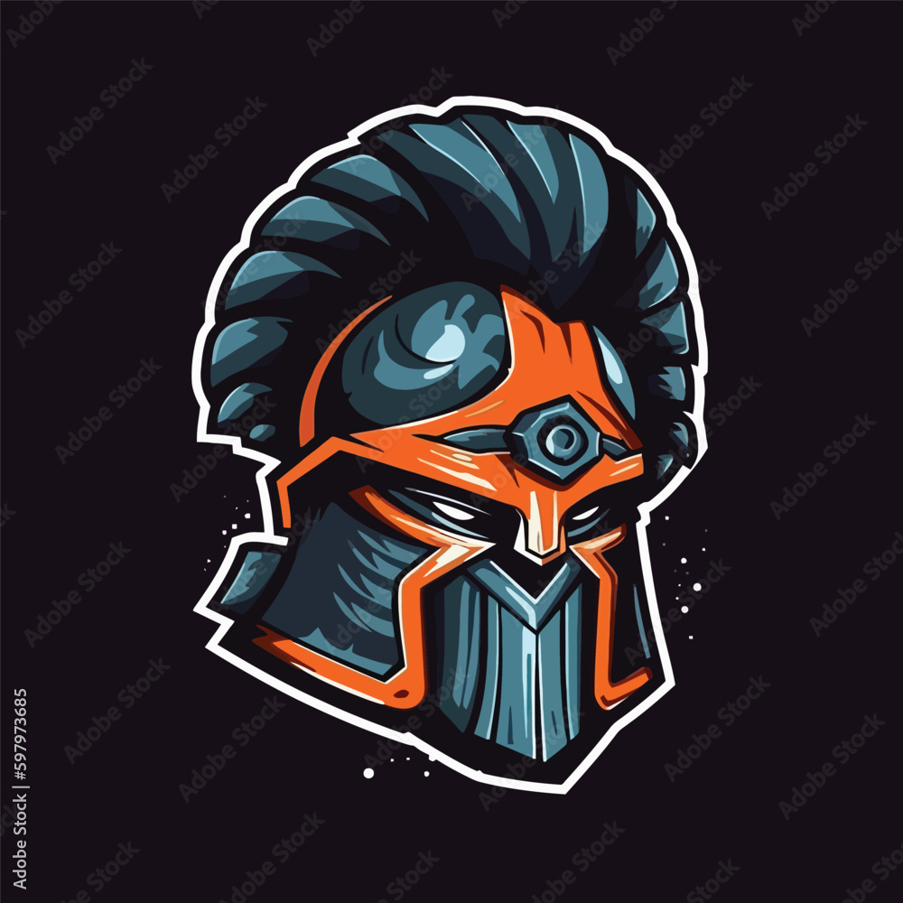 Spartan Gladiator Logo Design