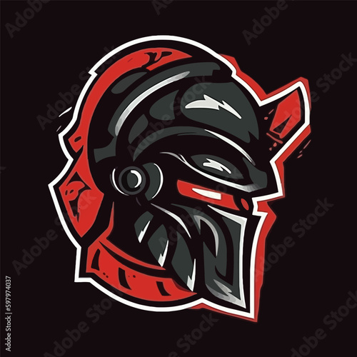 Spartan Warrior Gladiator Logo Design