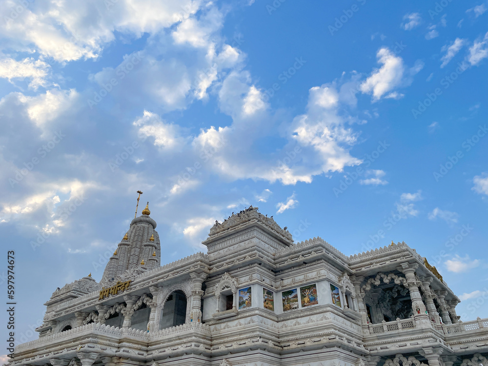 Prem Mandir is a Hindu temple dedicated to Shri Radha Krishna, located in the holy city of Vrindavan, Uttar Pradesh, India