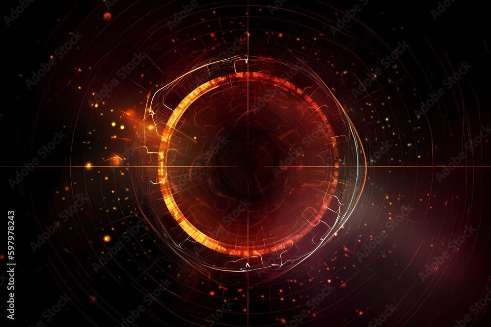 Abstract AI Network Background Circle Iris Brown Uhd. Created by Generative AI Abstract AI Network Background Circle Iris Brown Uhd. Created by Generative AI