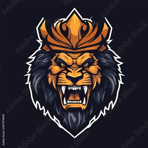 Regal King Emblem Logo Design