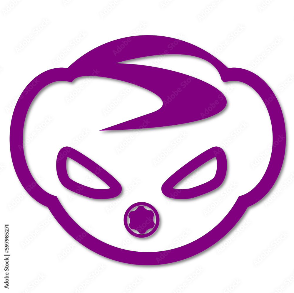 cat droid logo illustration cat droid logo illustration