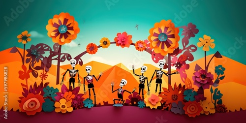 Day of the dead, generative AI