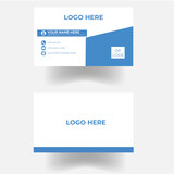 creative business card. New visiting card design with wonderful color combination. international business card size
