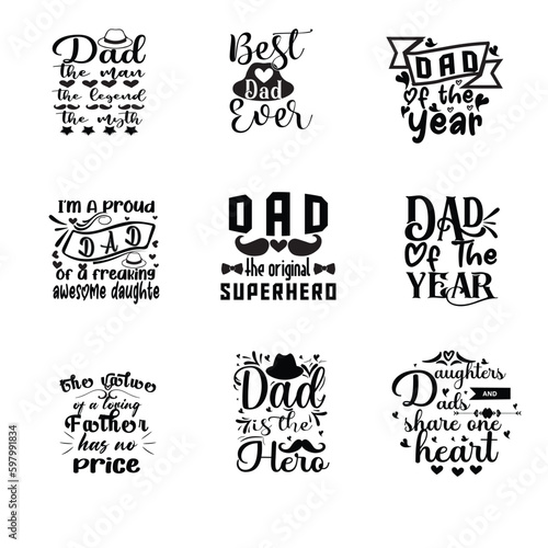 Father's day t-shirt design dad eps design bundle typography, happy fathers day t shirt , dad typography t shirt you can download this