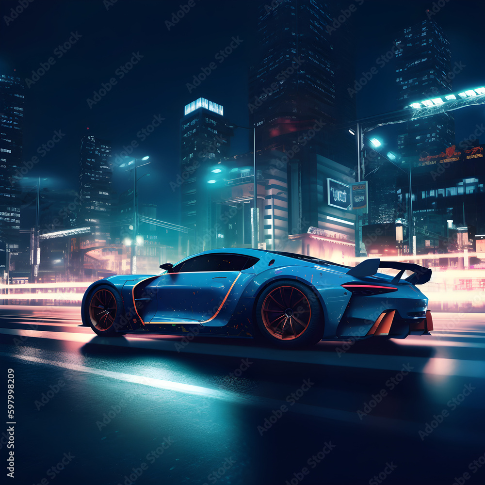 Fototapeta premium traffic in night