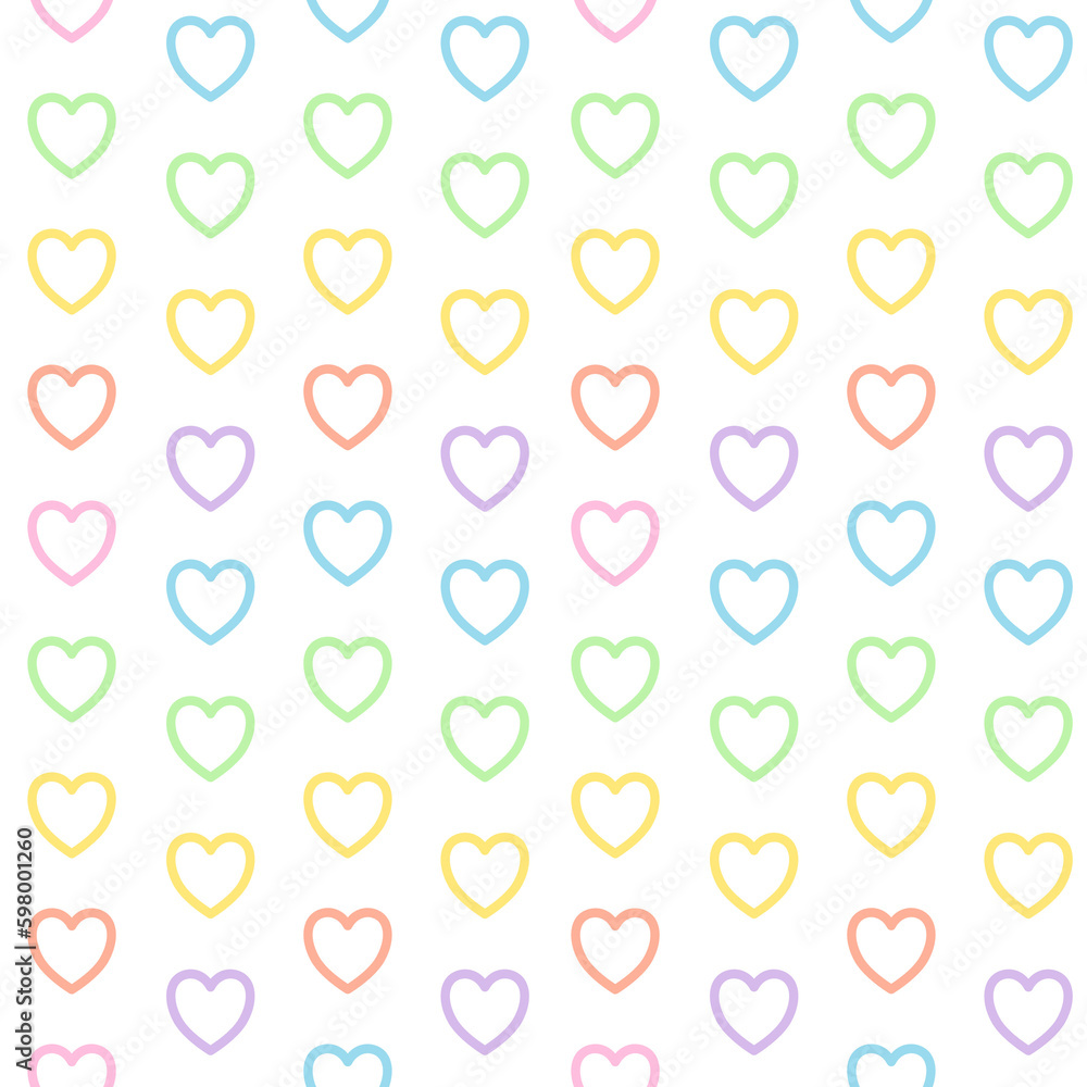 colorful heart colorful heart
