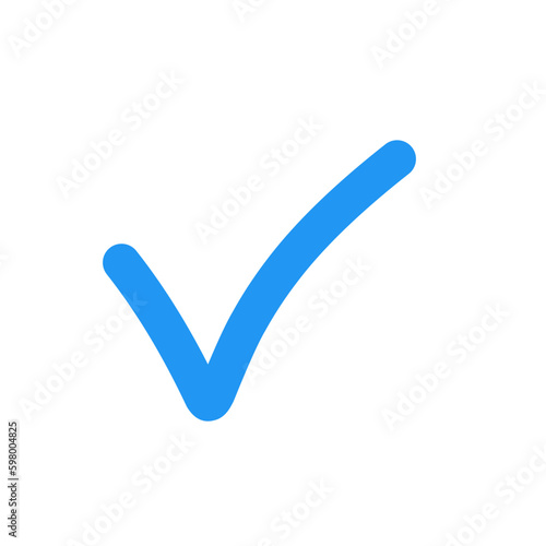 blue check mark ilustration