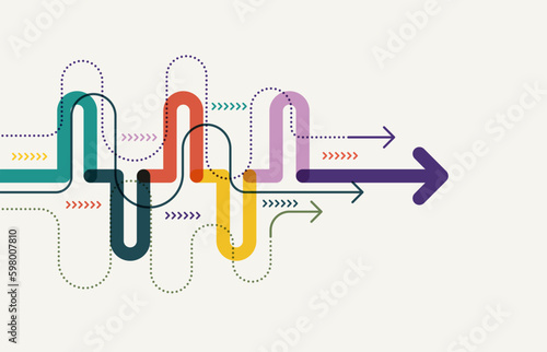 Abstract arrow direction. Technology background. High speed. Hi-tech