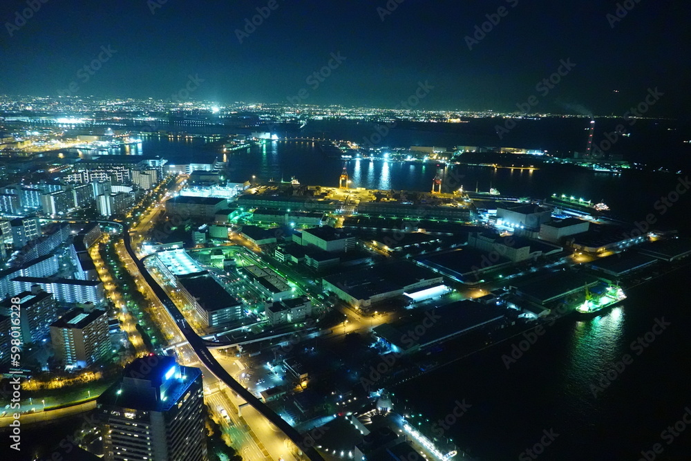 Fototapeta premium 大阪湾夜景