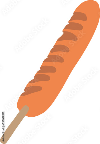 フランクフルトのカラーイラスト