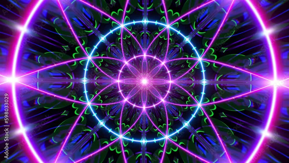 vj loop background of surreal geometric kaleidoscope patterns vj loop background of surreal geometric kaleidoscope patterns