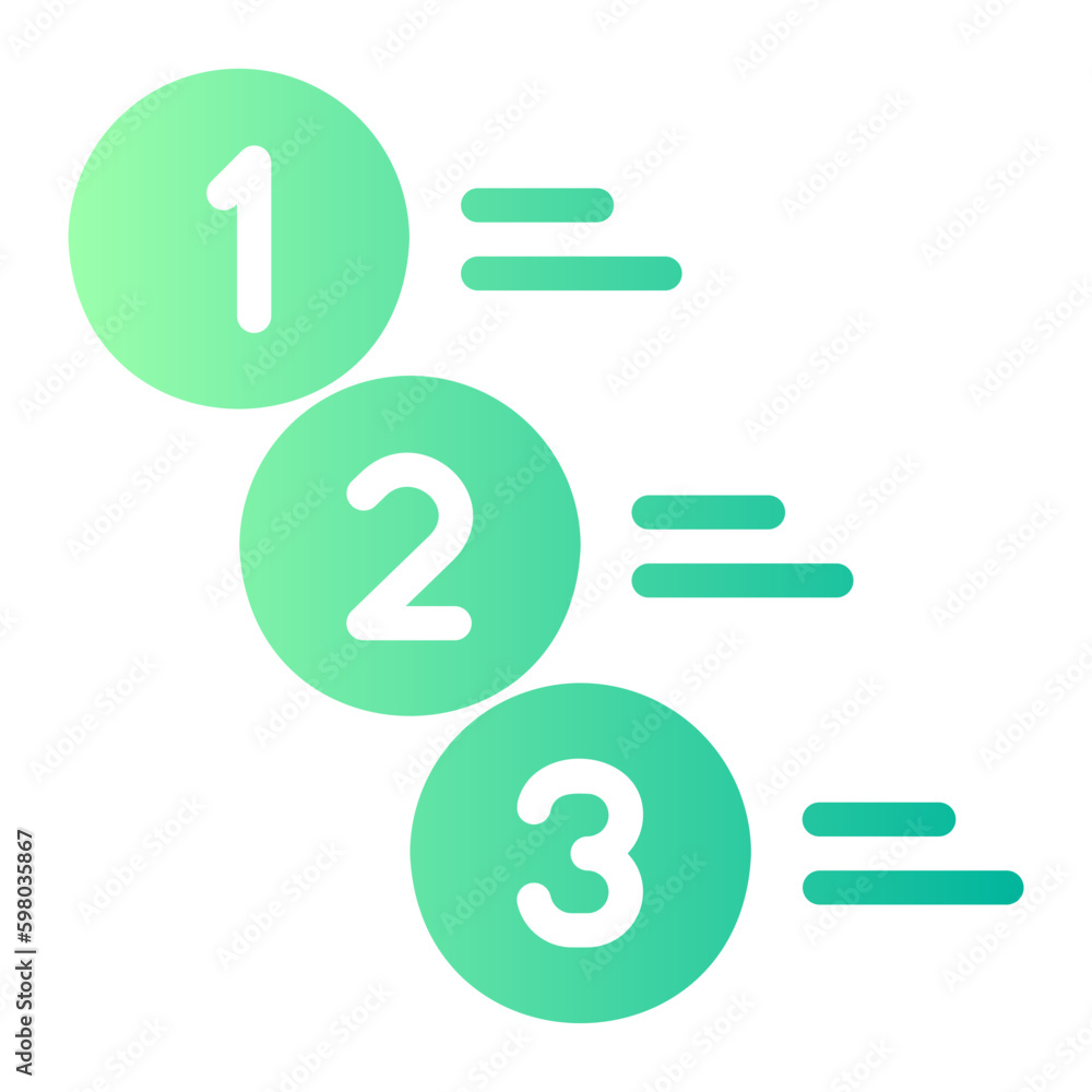 requirements gradient icon requirements gradient icon