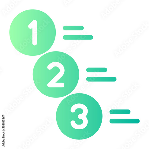 requirements gradient icon