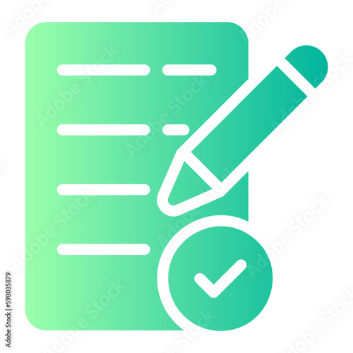 testing gradient icon
