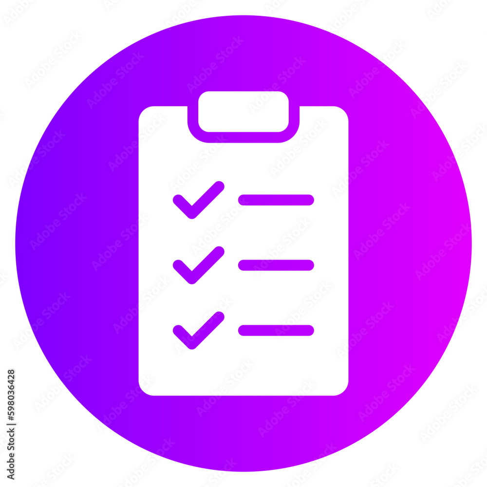 list gradient icon list gradient icon