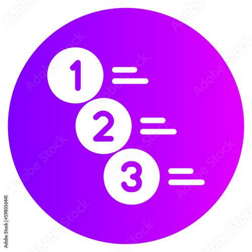 requirements gradient icon