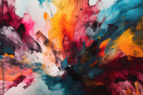 Dynamic and Colorful Abstract Minimalist Background Design