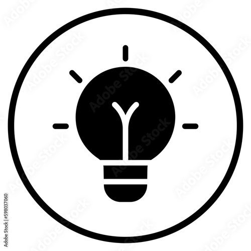 idea glyph icon