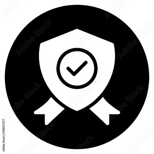 quality glyph icon