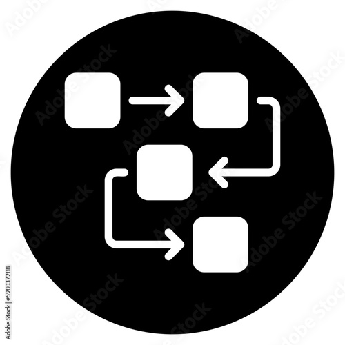 process glyph icon