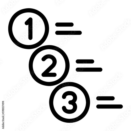 requirements line icon