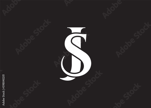 JS Modern Initial letters Logo Design