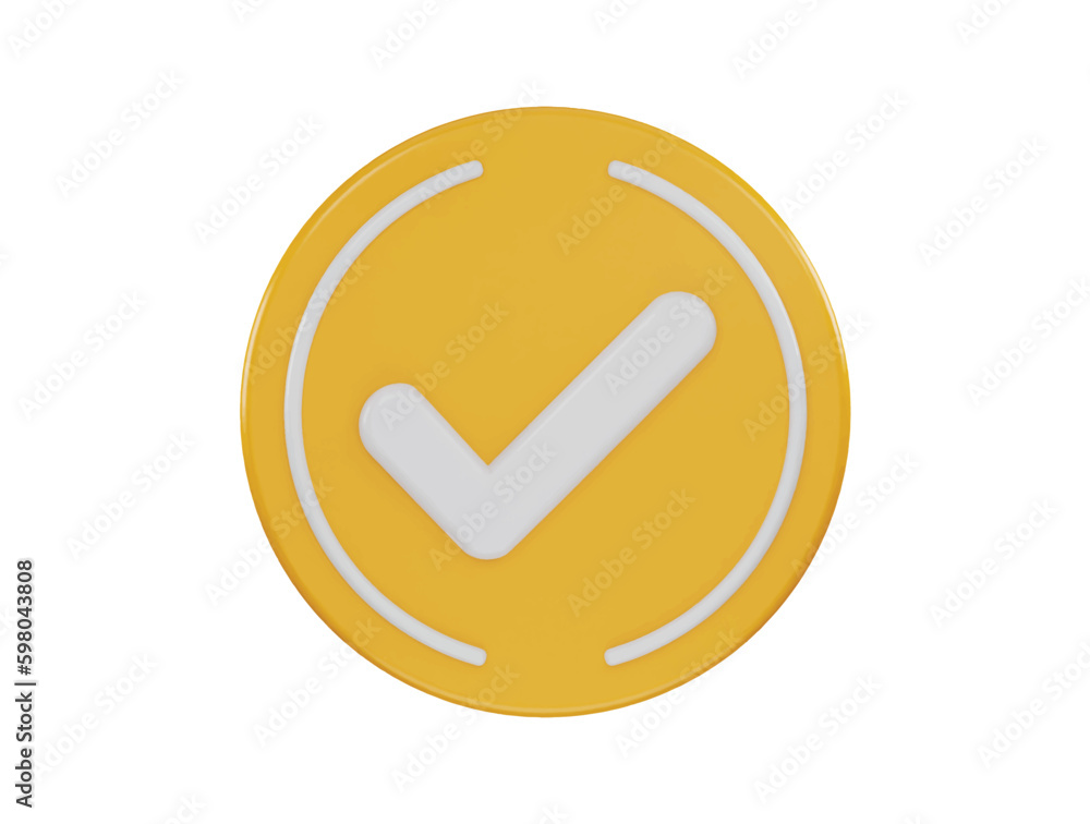 verified icon 3d rendering vector illustration verified icon 3d rendering vector illustration