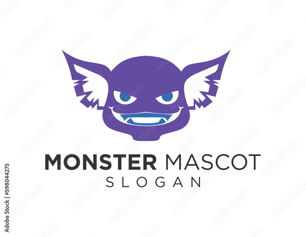 Logo design about Monster on a white background. created using the CorelDraw application. Logo design about Monster on a white background. created using the CorelDraw application.